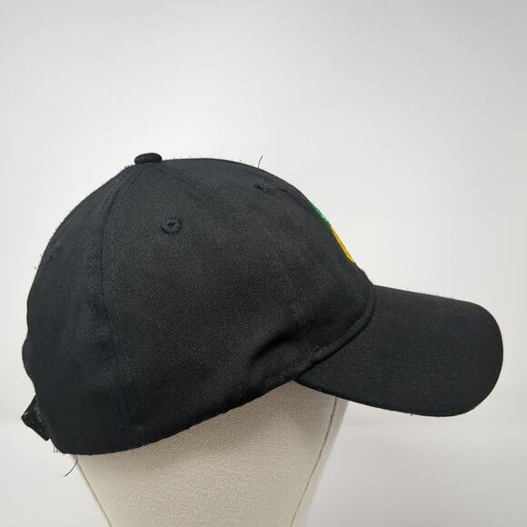 Pineapple Strapback Baseball Cap Black OS Adjustable Embroidered Cruise Club - Picture 5 of 10